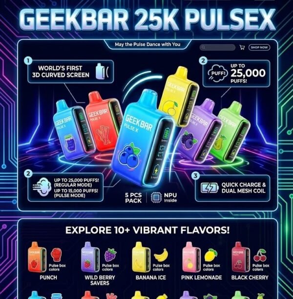 GEEK BAR 25K PULSE X